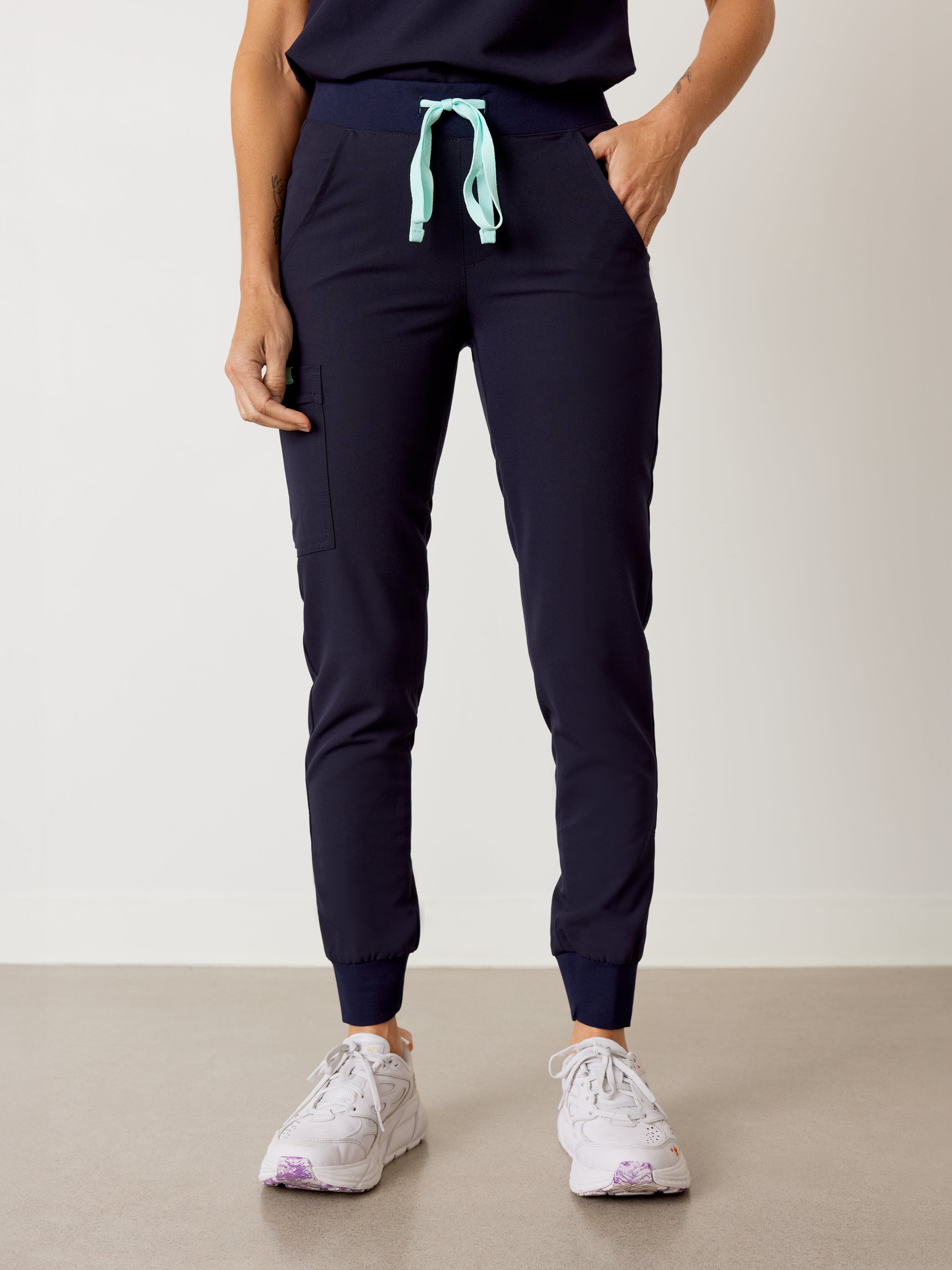 DEMI RE-GARDE™ - AZUL MARINO - Pantalones Jogger Sanitarios - SILVADUR™