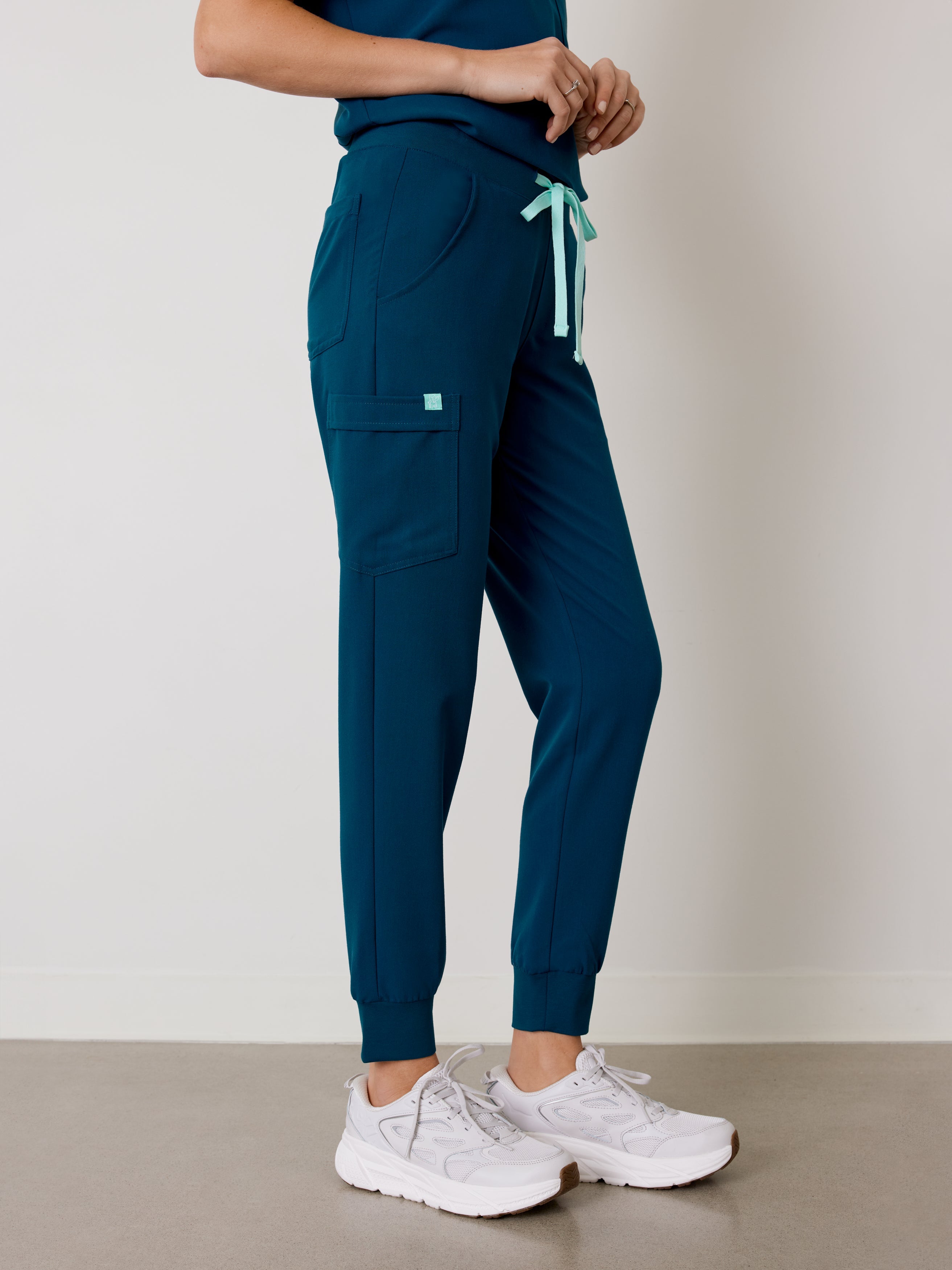DEMI RE-GARDE™ - AZUL ÓPALO - Pantalón jogger médico - SILVADUR™