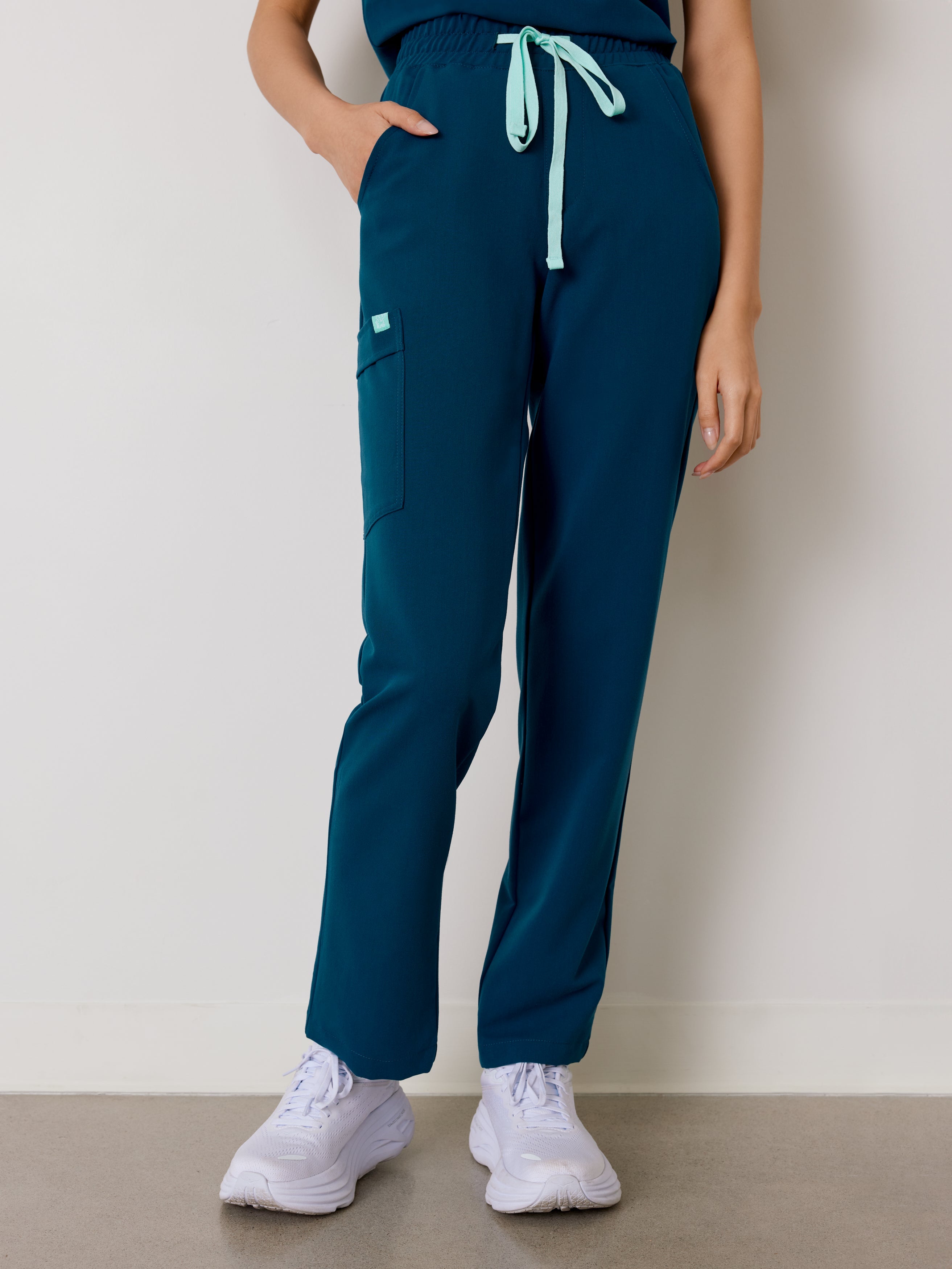 JULIETA RE-GARDE™ - AZUL ÓPALO - Pantalón médico - SILVADUR™