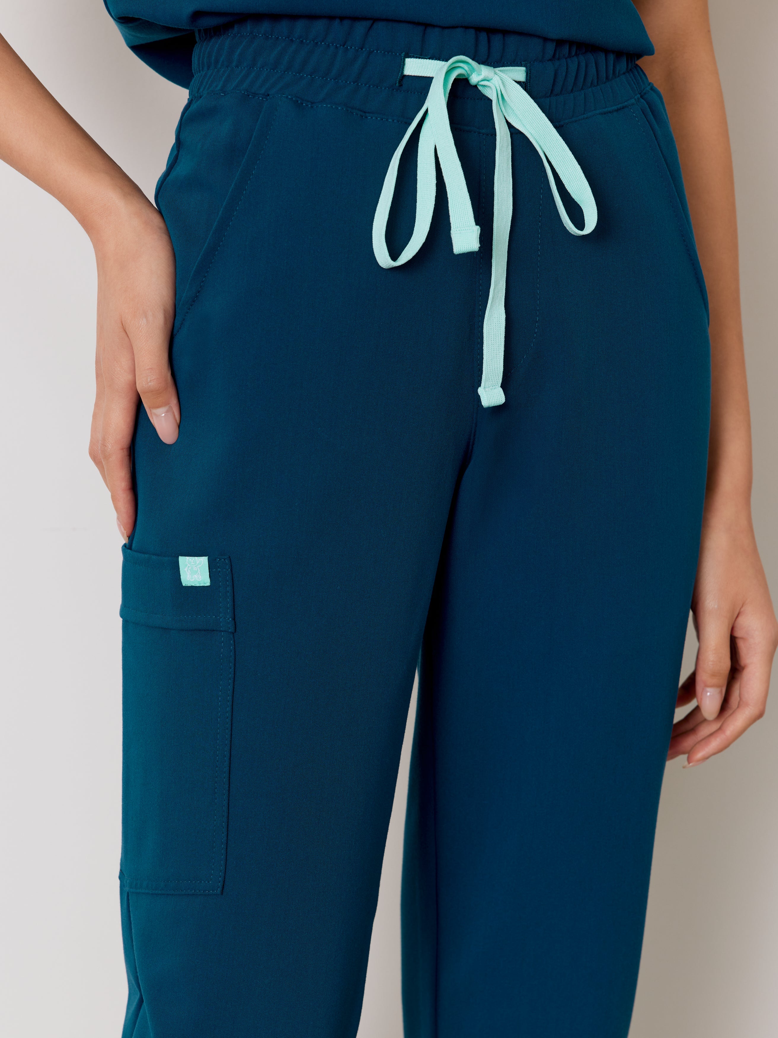 JULIETA RE-GARDE™ - AZUL ÓPALO - Pantalón médico - SILVADUR™