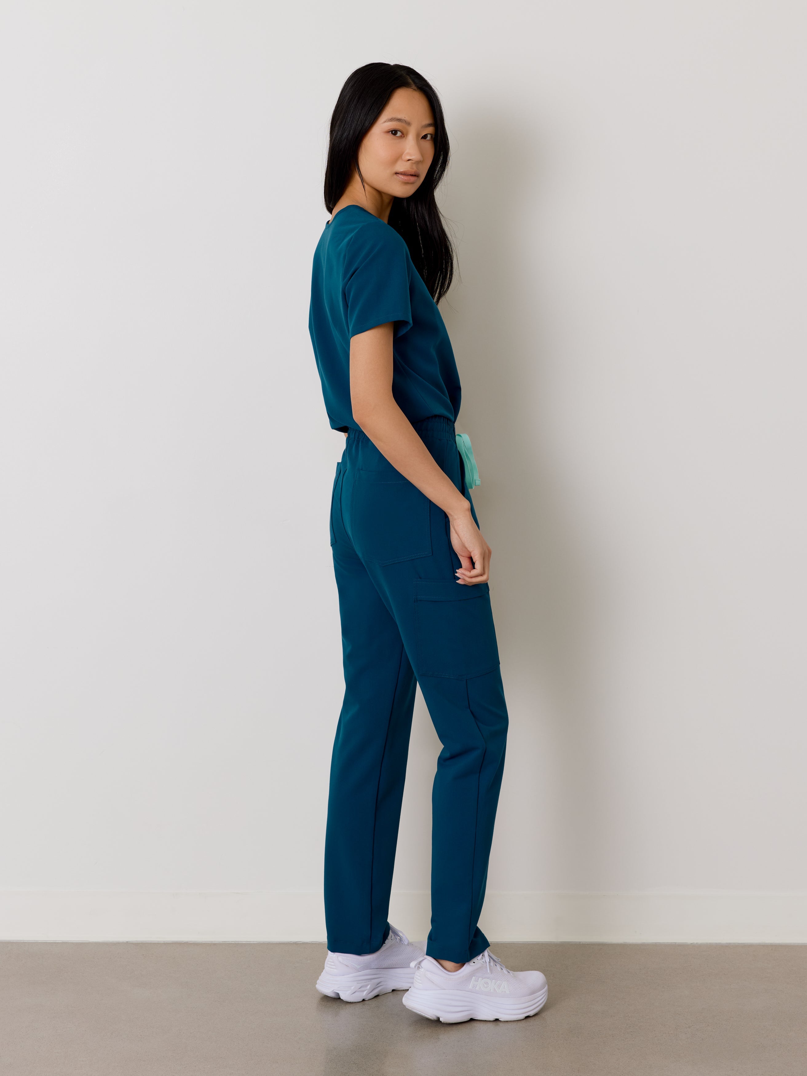 JULIETA RE-GARDE™ - AZUL ÓPALO - Pantalón médico - SILVADUR™