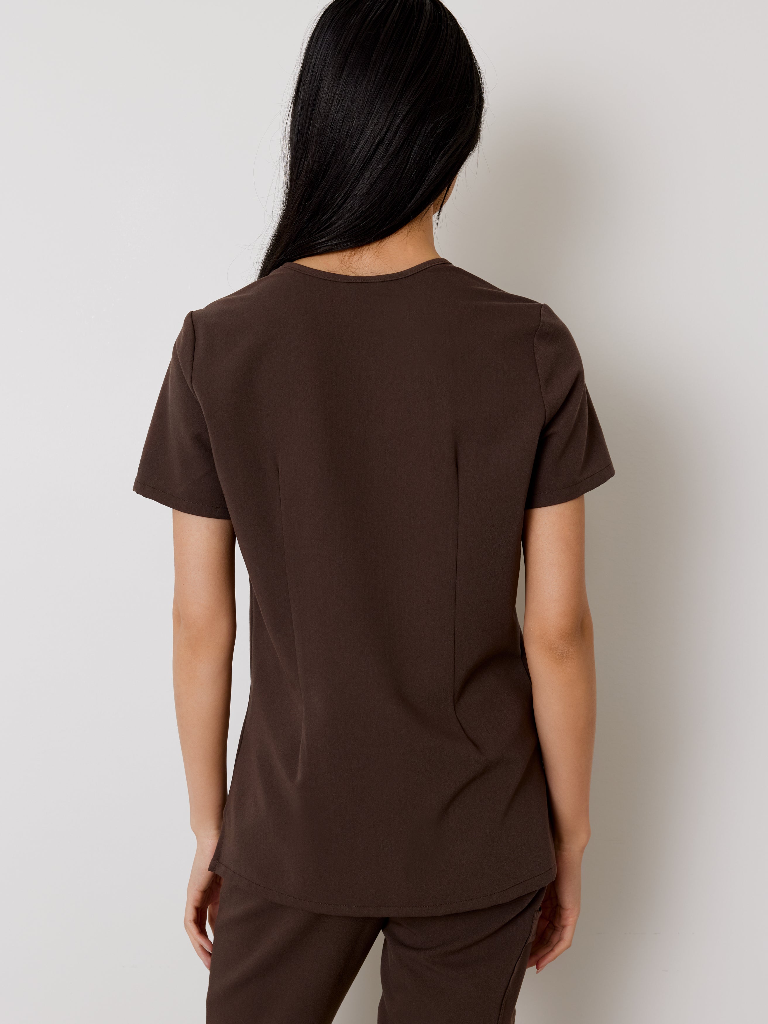CHLOE RE-GARDE™ - CHOCOLATE - Chaqueta con tres bolsillos - SILVADUR™