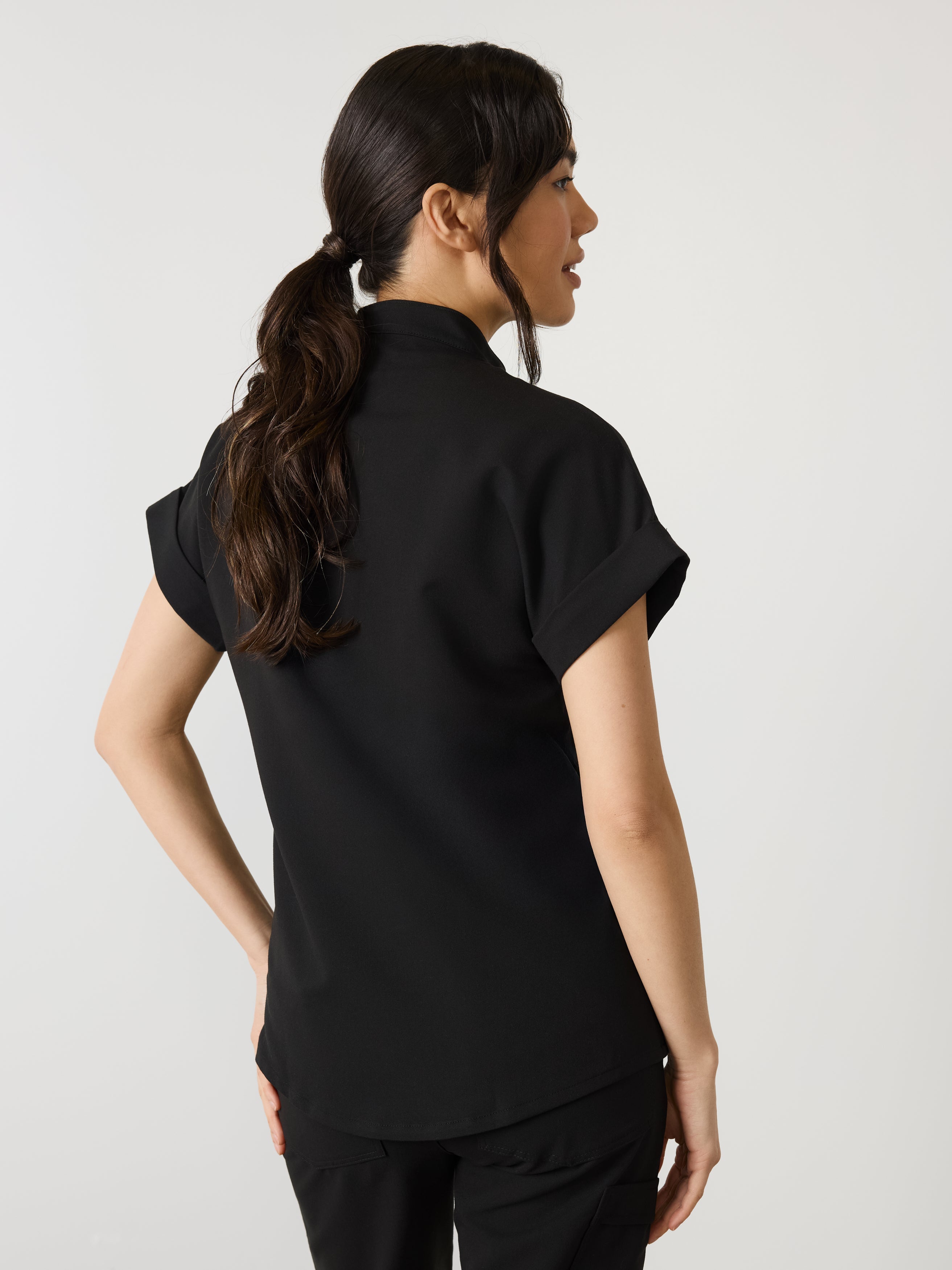 CHARLIE RE-GARDE™ - NEGRO - Chaqueta de cuello mandarín - SILVADUR™