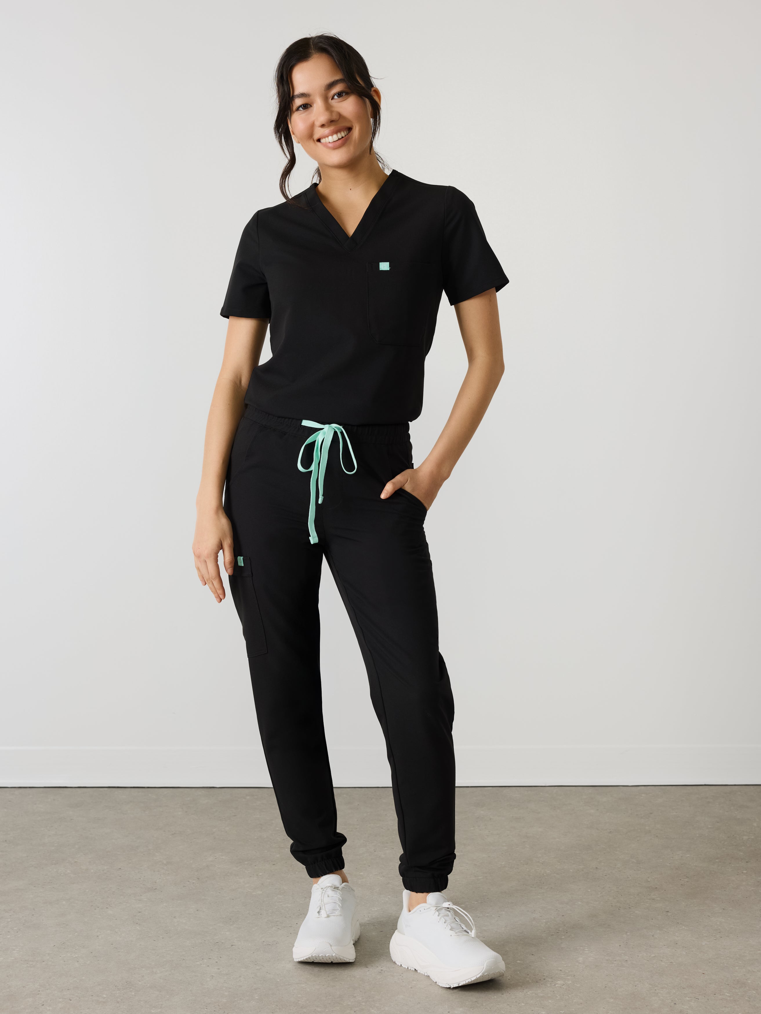 ROSIE RE-GARDE™ - NEGRO - Pantalón jogger médico - SILVADUR™