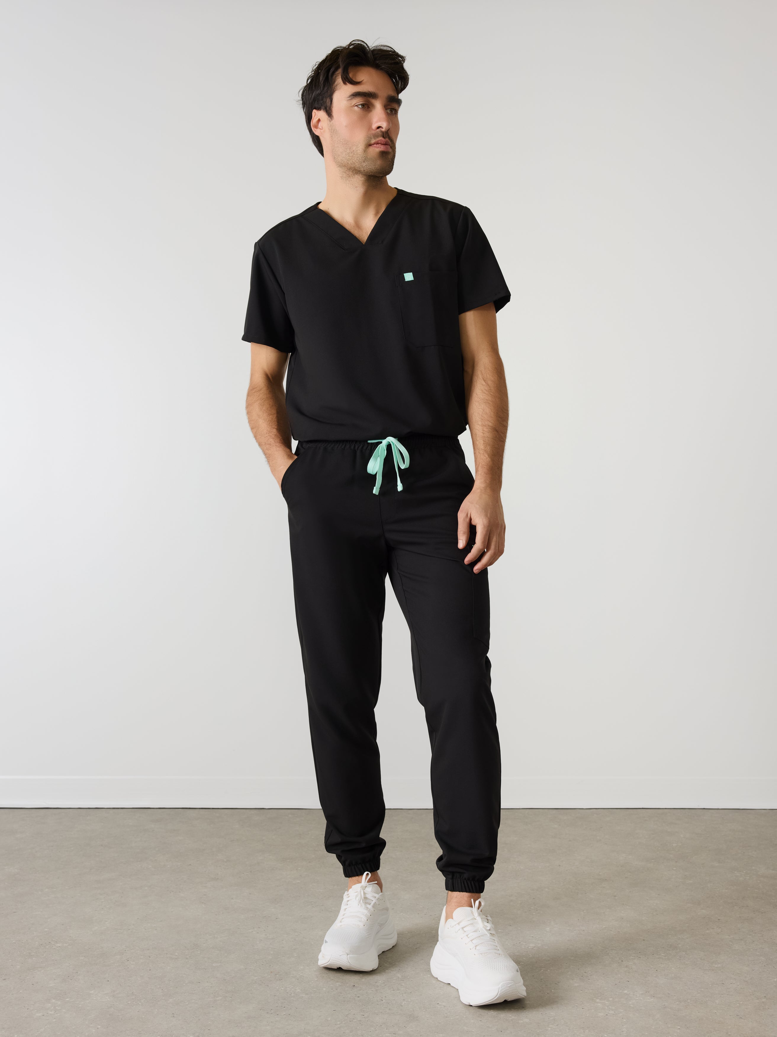 WILLIAM RE-GARDE™ - NEGRO - Pantalón jogger médico - SILVADUR™