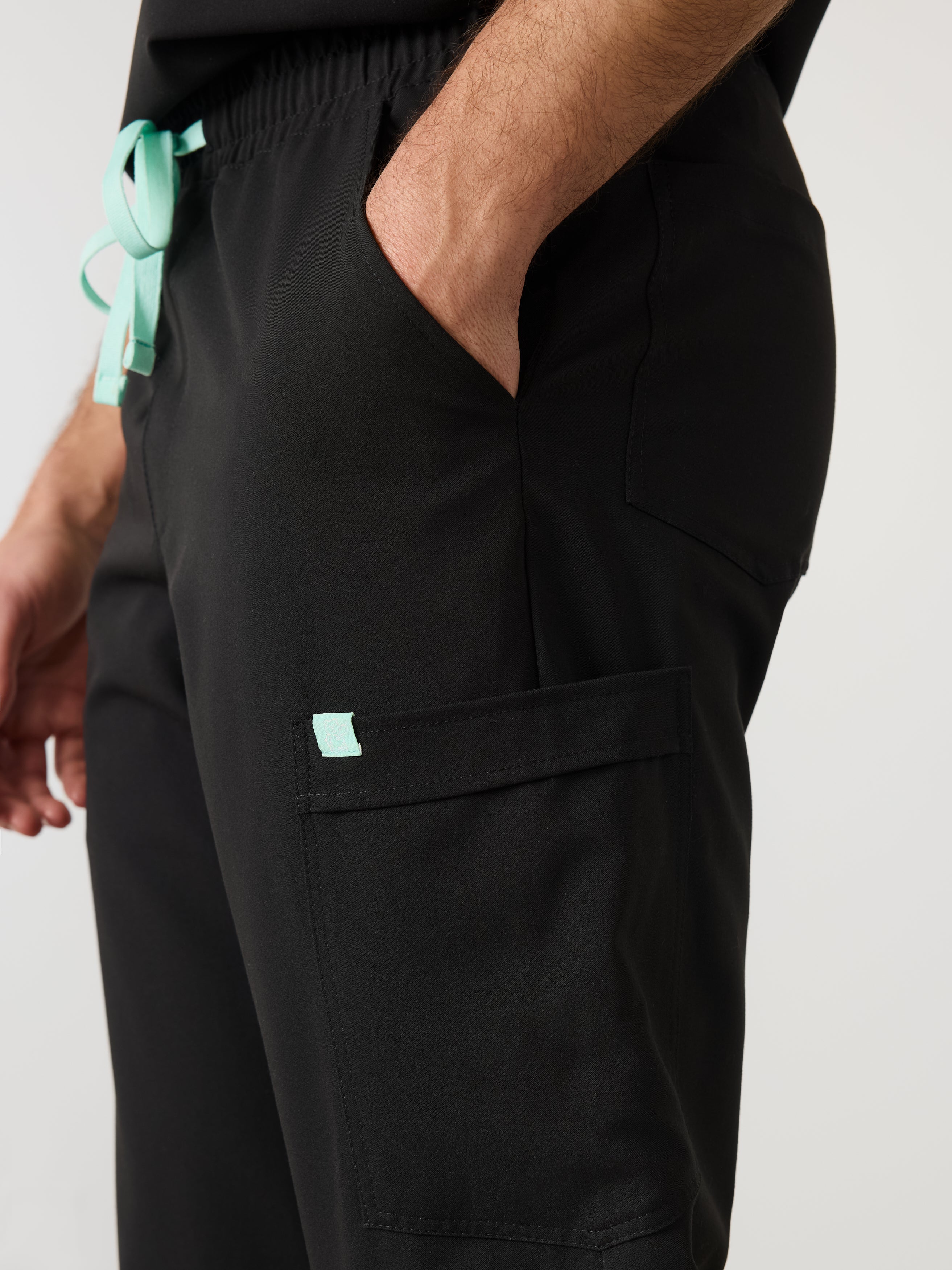 WILLIAM RE-GARDE™ - NEGRO - Pantalón jogger médico - SILVADUR™