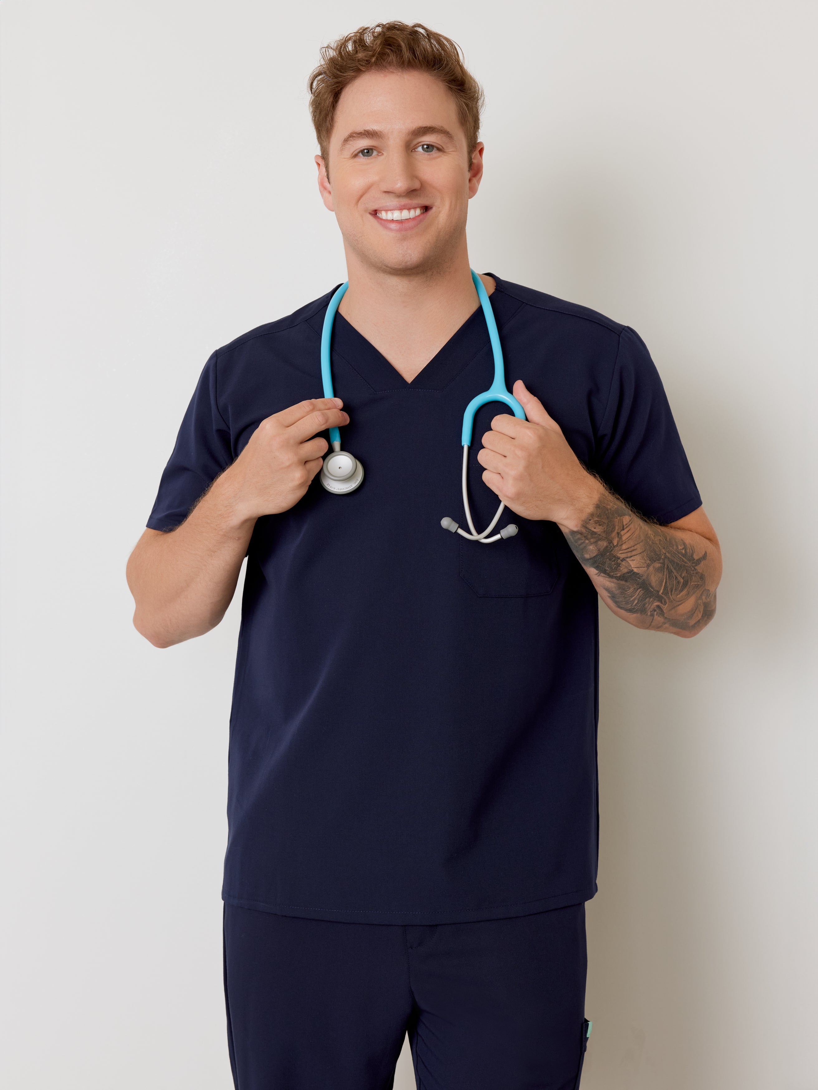 LOGAN RE-GARDE™ - AZUL MARINO - Chaqueta de hombre de un bolsillo - SILVADUR™