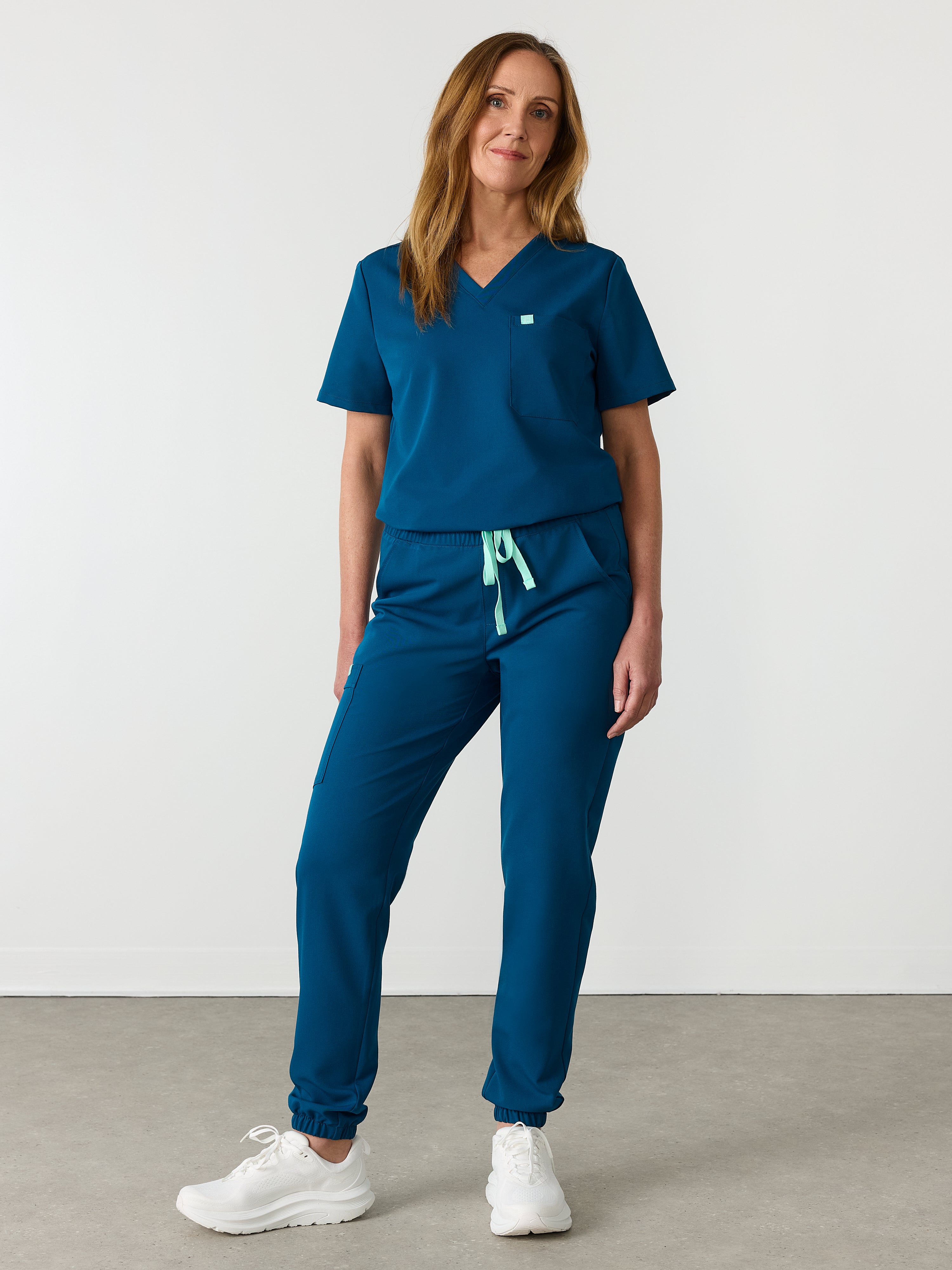ROSIE RE-GARDE™ - OPAL BLUE - Pantalón jogger médico - SILVADUR™