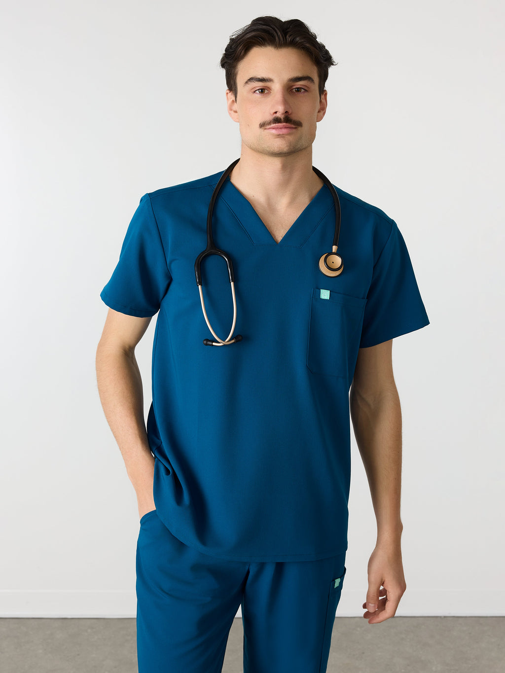 LOGAN - AZUL ÓPALO - Chaqueta Un Bolsillo Hombre