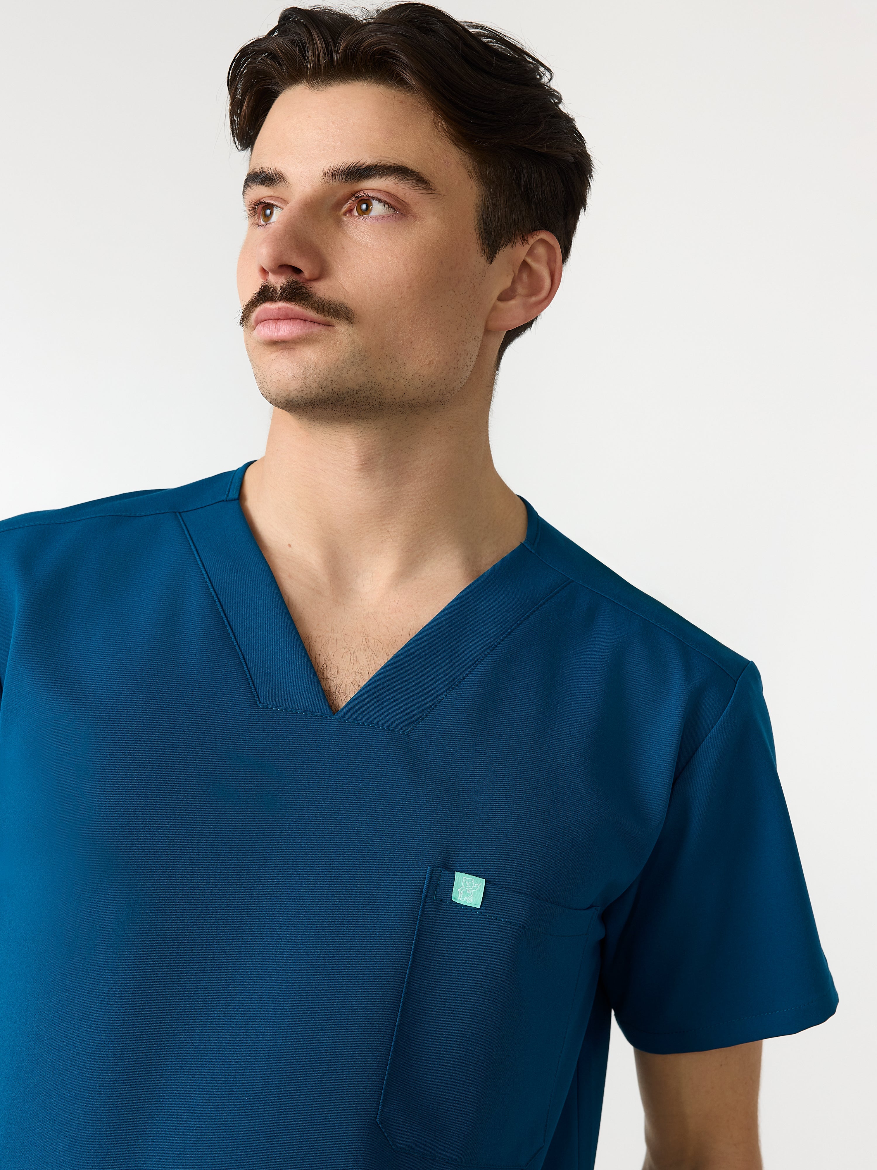 LOGAN RE-GARDE™ - AZUL ÓPALO - Chaqueta para hombre con un bolsillo - SILVADUR™