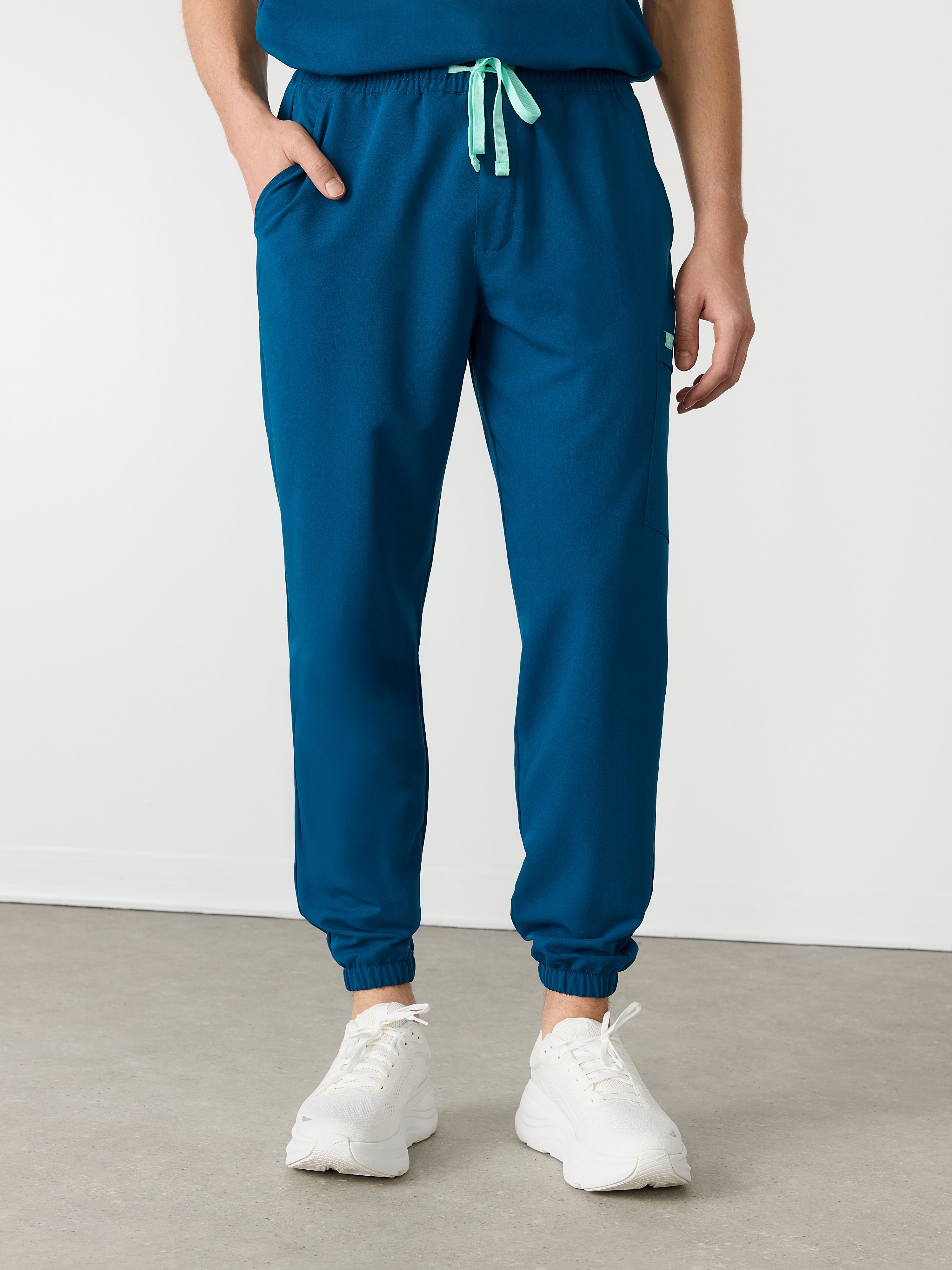 WILLIAM RE-GARDE™ - AZUL ÓPALO - Pantalón jogger médico - SILVADUR™