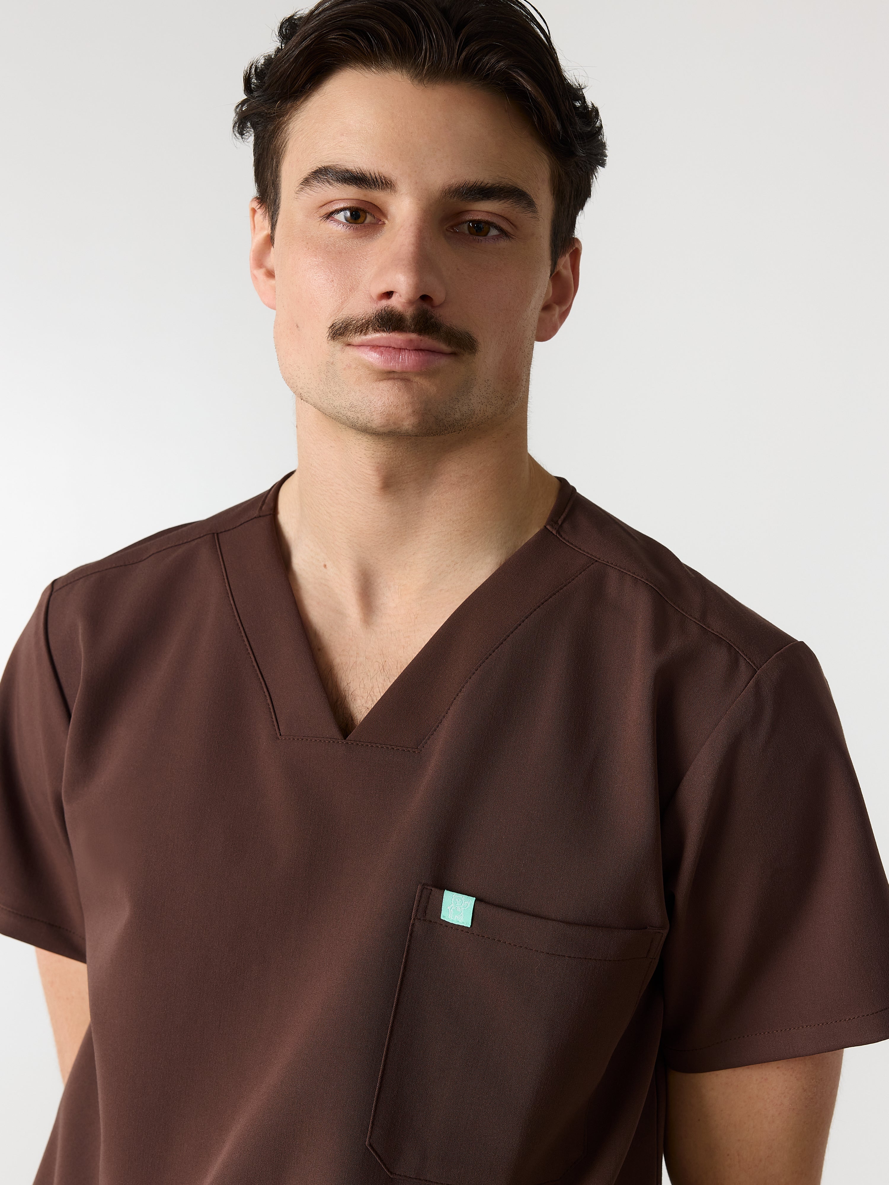 LOGAN RE-GARDE™ - CHOCOLATE - Chaqueta para hombre de un bolsillo - SILVADUR™