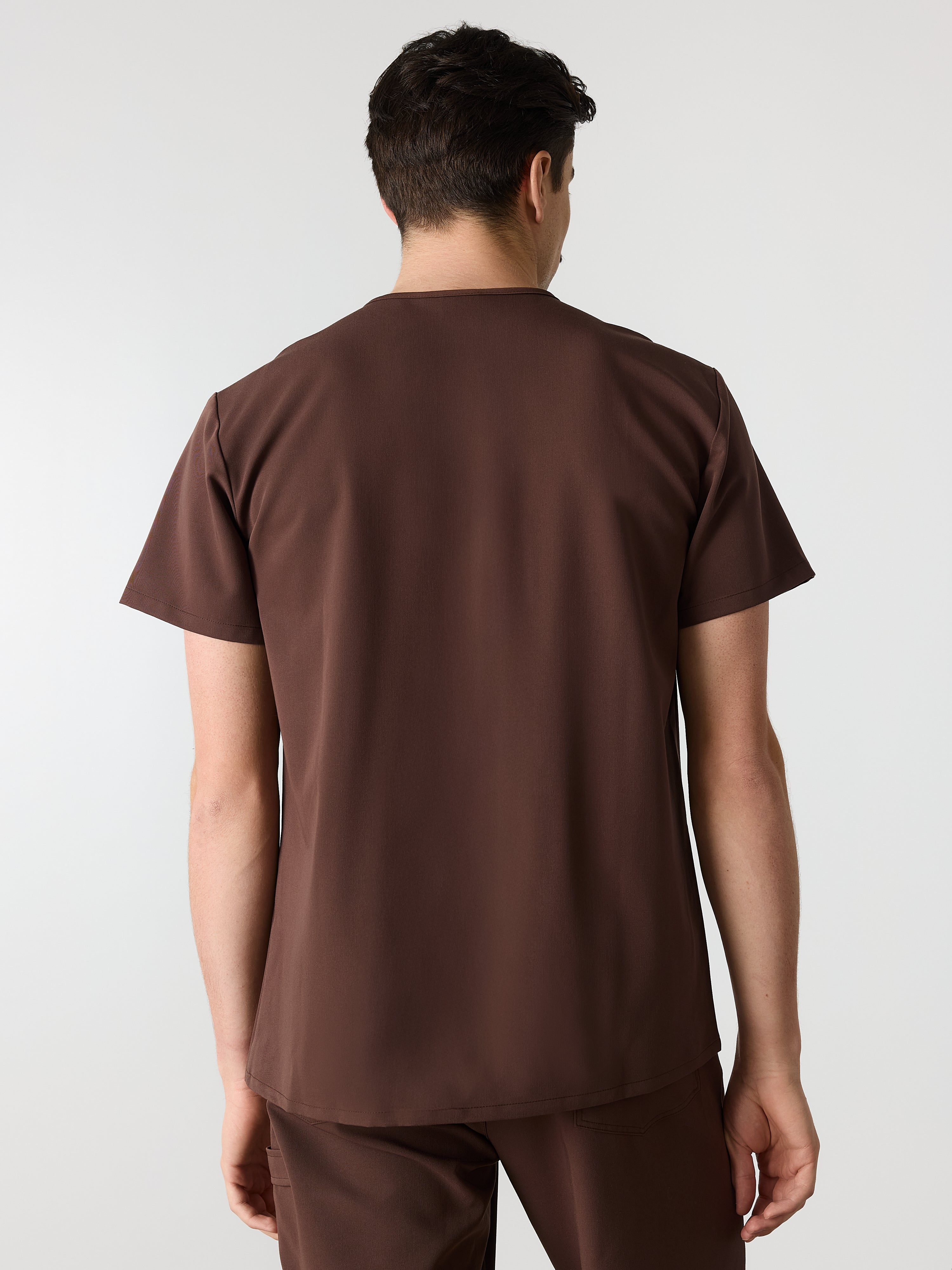 LOGAN RE-GARDE™ - CHOCOLATE - Chaqueta para hombre de un bolsillo - SILVADUR™