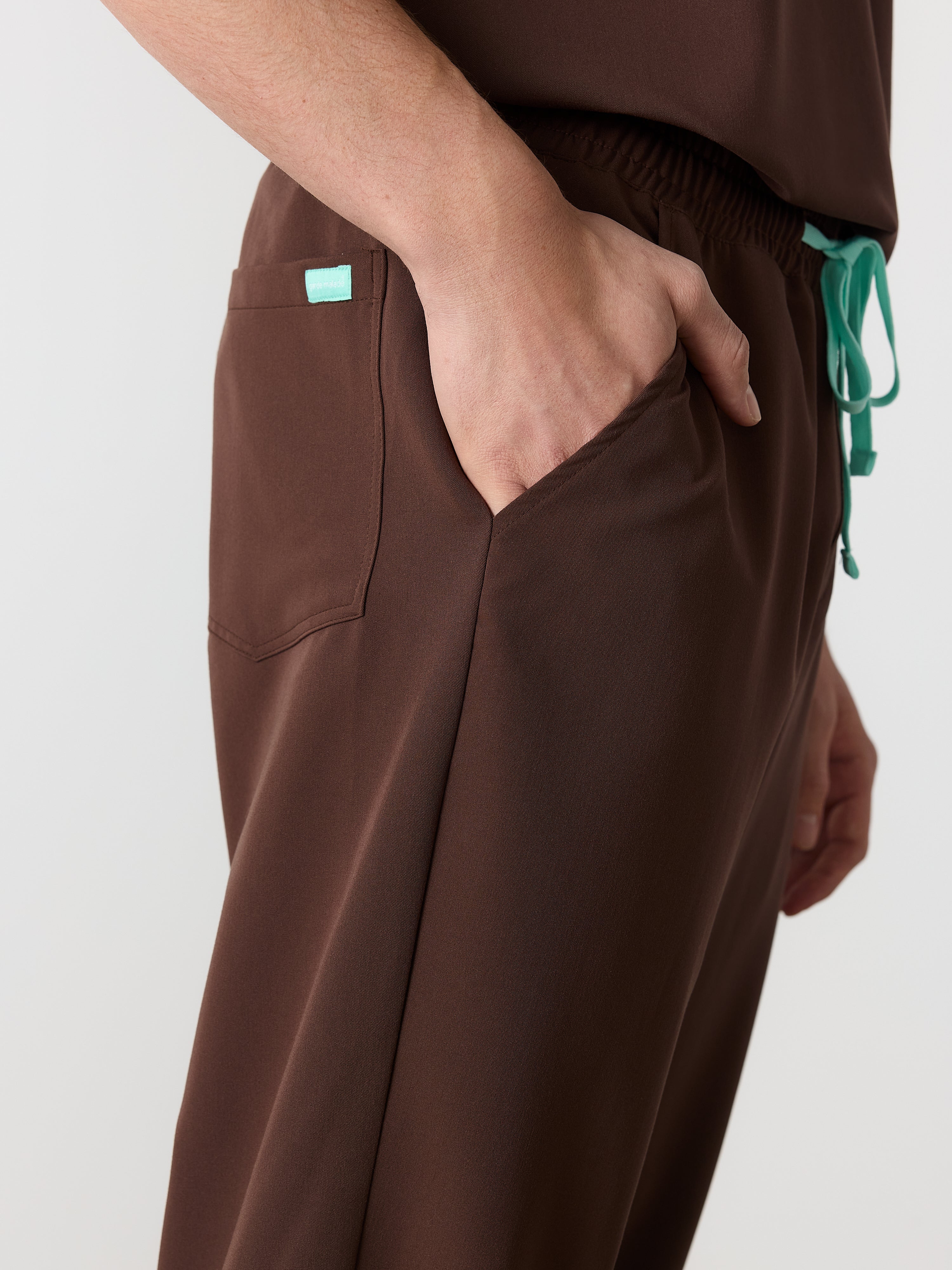 WILLIAM RE-GARDE™ - CHOCOLATE - Pantalón jogger médico - SILVADUR™